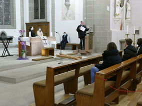 Firmvorbereitungsgottesdienst in St. Crescentius (Foto: Karl-Franz Thiede)